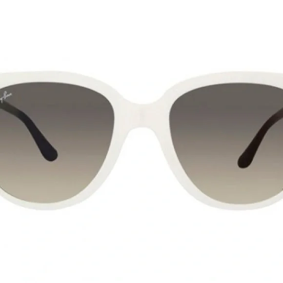 Ray-Ban Cats 1000 - White & Black Sunglasses - Picture 3 of 9